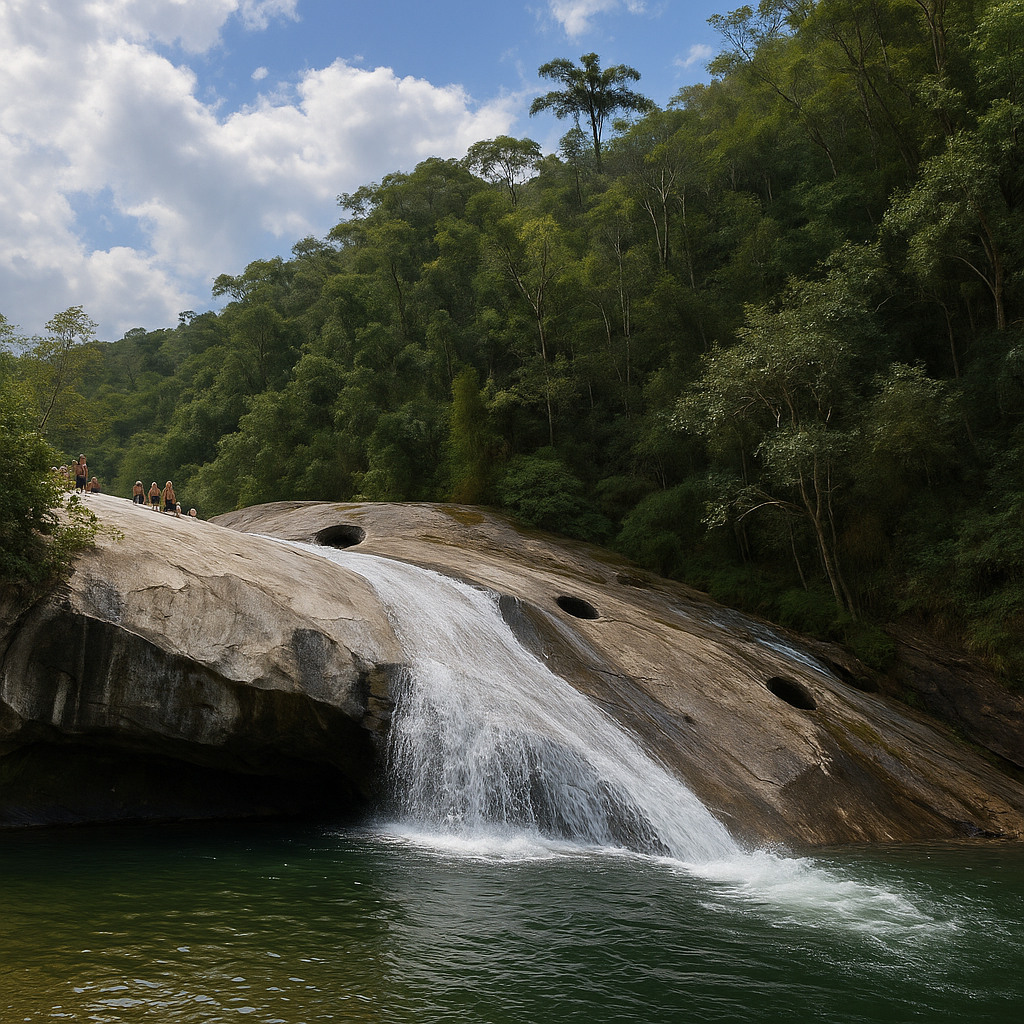 Cachoeira do escorrega Visconde de mauá