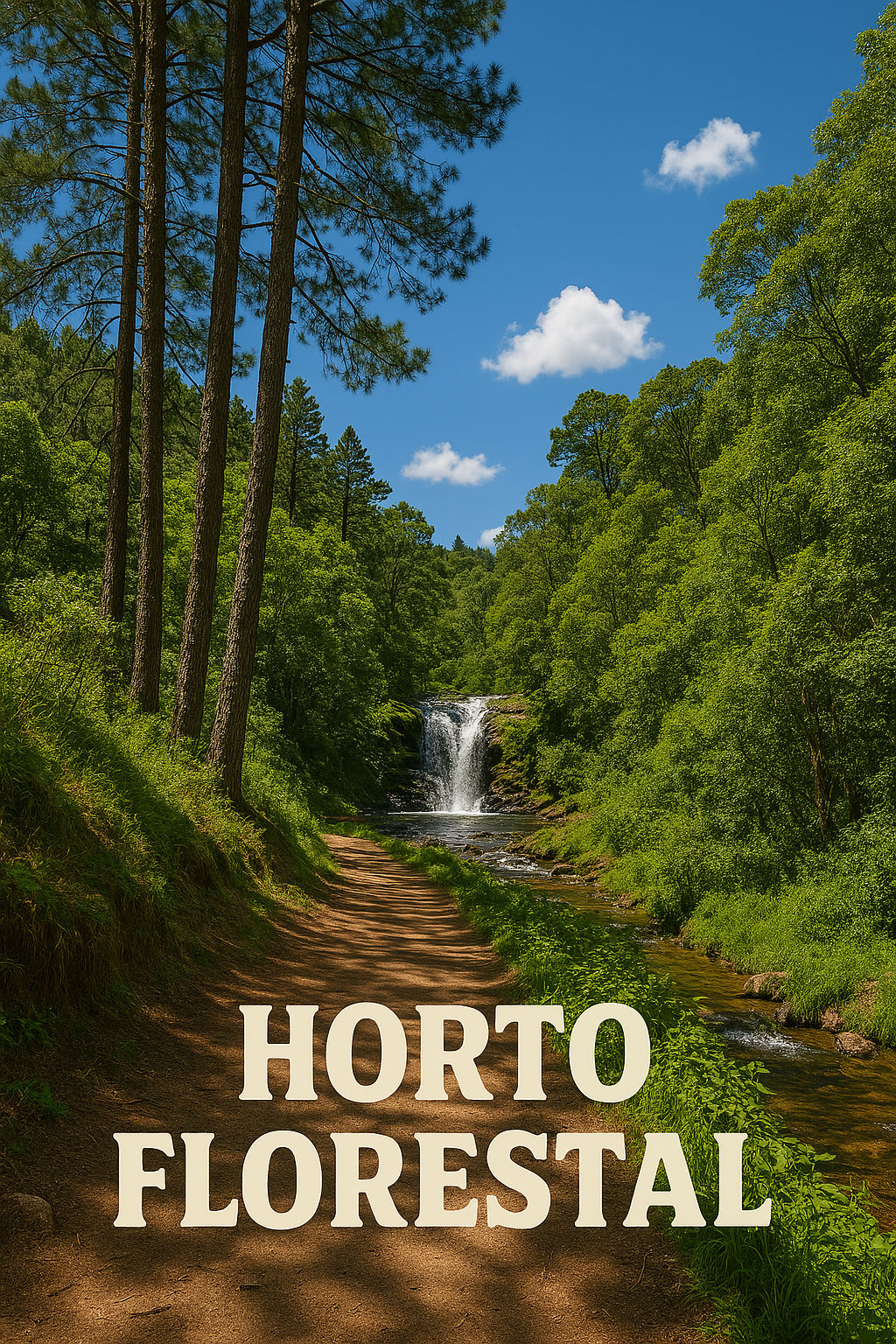 Horto florestal em campos do jordão