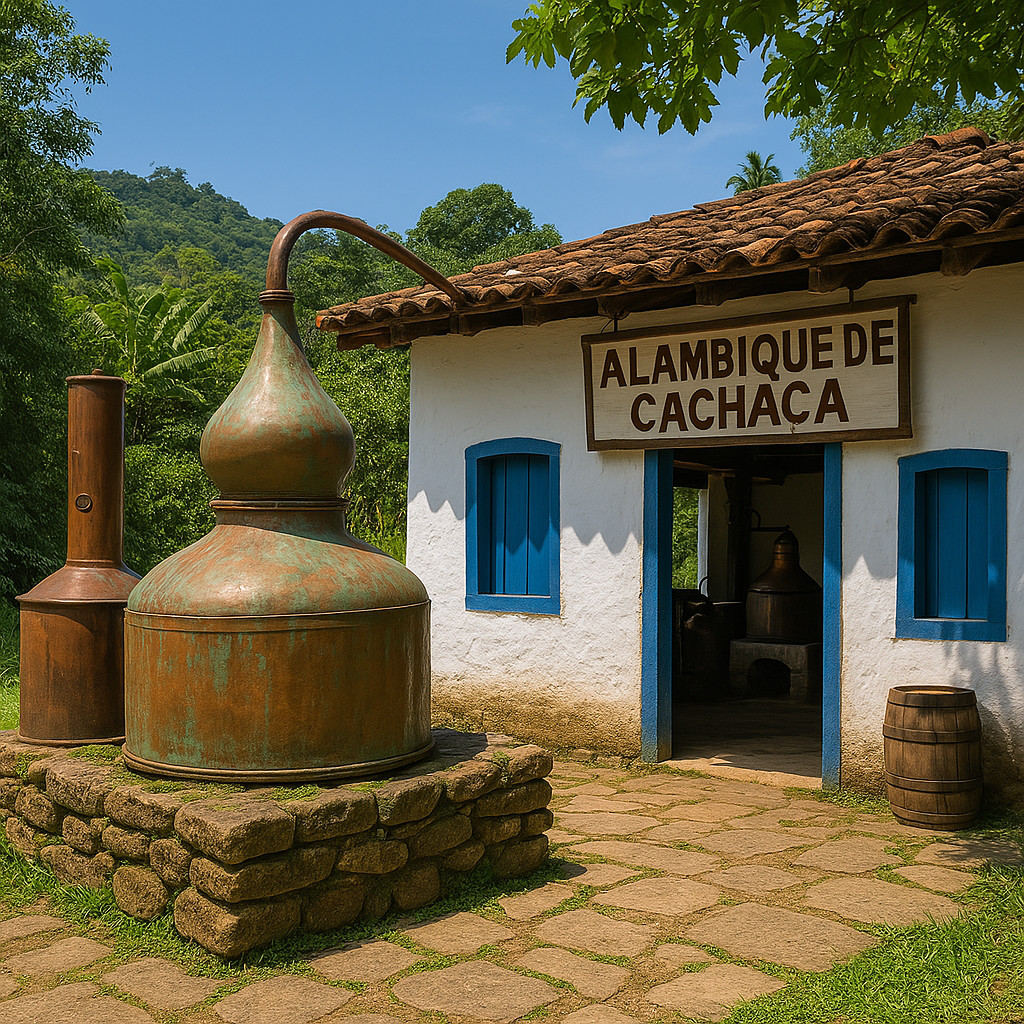 Alambique de cachaça em Paraty