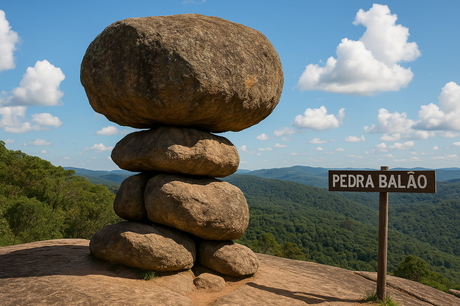 Pedra do balão poços de caldas